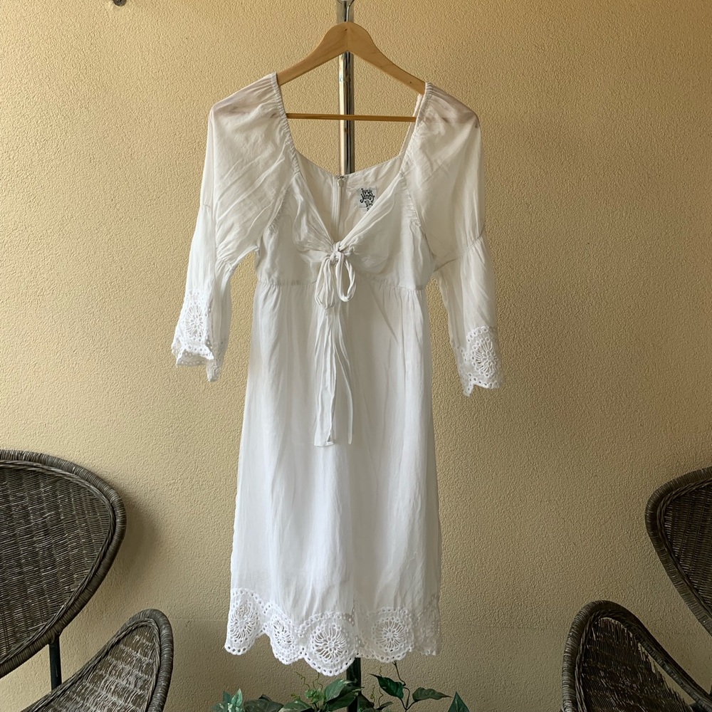 Uncle Frank Ivy Jane White Dress Sz S